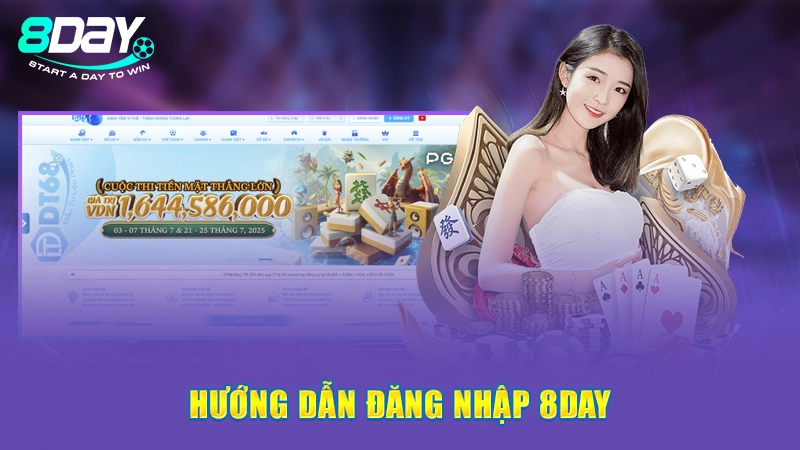 Hướng dẫn đăng nhập 8Day
