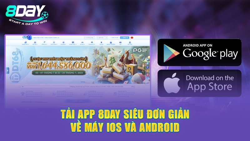 Tải app 8Day siêu đơn giản về máy iOS